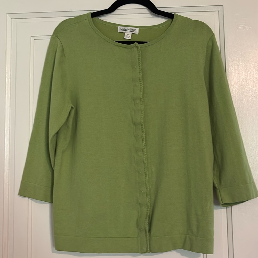 Coldwater Creek Green Women's cardigan